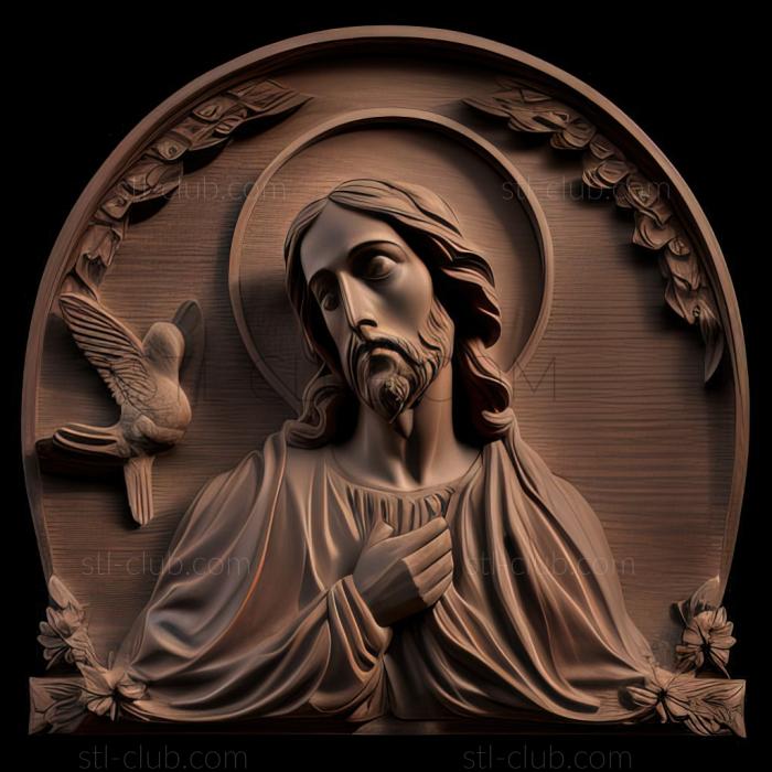 3D model st jesus (STL)